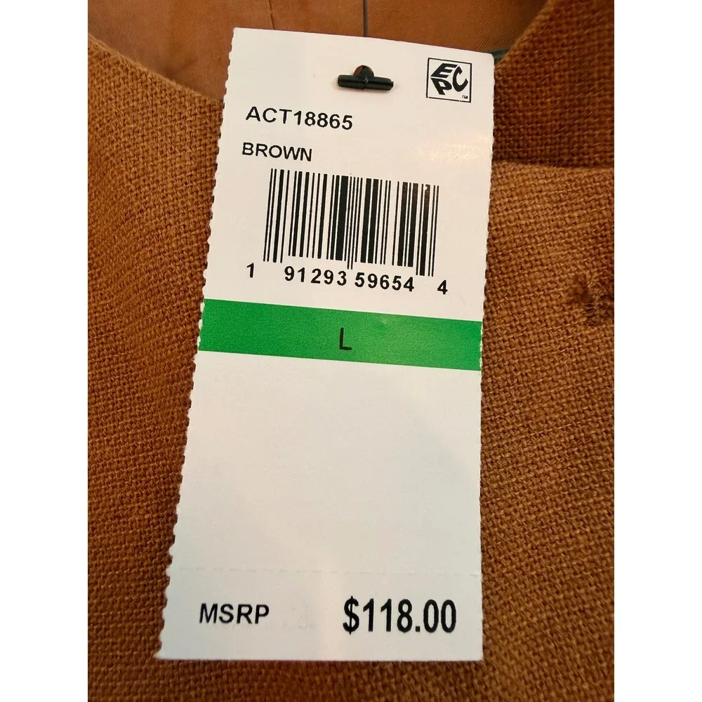 ASTR‎ The Label Womens Brown Asymmetrical Button Front Vest ACT18865 NWT Size L